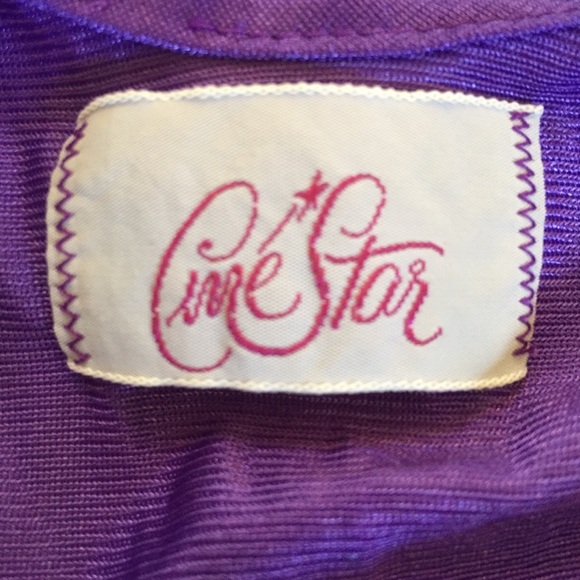 CINE STAR PURPLE SIZE SMALL TEDDY NIGHTY vintage - Picture 7 of 7